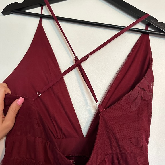 Maxi Red Formal Dress - Picture 4 of 5